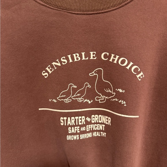 Sensible Choice Duck Crewneck Sweatshirt - Size Medium - Picture 2 of 4